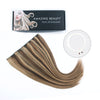 Halo hair extensions 100% human hair omber #4/27|var-31562960732232