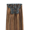 120g clip in hair extensions highlights #4/27 16"|var-31955963379784