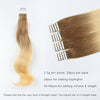 Remy tape in hair extensions omber #10/613|var-31549209215048