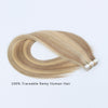 Remy tape in hair extensions highlights #10/16/613|var-31548622536776