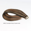 Remy tape in hair extensions highlights #1B/30|var-31549209280584