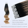 14 Inch Hair Extensions | Remy Hair Tape In Human Hair Extensions