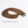 Remy tape in hair extensions rooted #2/6|var-31549210001480