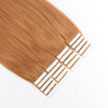 Remy tape in hair extensions #30 light auburn|var-31548621946952