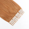 Remy tape in hair extensions #30 light auburn|var-31549208920136