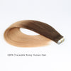 Remy tape in hair extensions omber #4/18|var-31549209182280