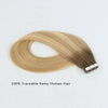Remy tape in hair extensions rooted highlights #6-18/613|var-31548623388744