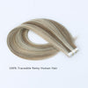 Remy tape in hair extensions highlights #8/60|var-31549209477192