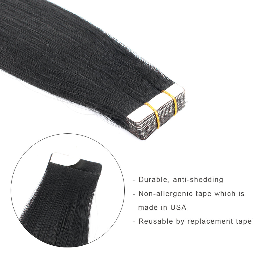 22 Inch Hair Extensions | Remy Hair Tape In Human Hair Extensions