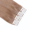 Remy tape in hair extensions #10 medium golden brown|var-31549208657992