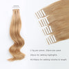 Tape In Hair Extensions #12 Golden Brown