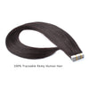 Remy tape in hair extensions #1B off black|var-31549208461384