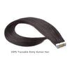 Remy tape in hair extensions #1B off black|var-31548621488200