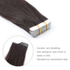 Remy tape in hair extensions #1B off black|var-31548621488200