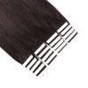 Remy tape in hair extensions #1B off black|var-31549208461384