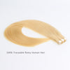 Remy tape in hair extensions #22 medium blonde|var-31549208854600