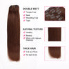 Clip in Hair Extension Medium Reddish Brown #4