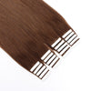 Remy tape in hair extensions #4 medium reddish brown|var-31549208559688