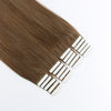 Remy tape in hair extensions #6 chestnut brown|var-31548621619272