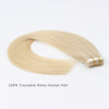Remy tape in hair extensions #60 ash blonde|var-31549209051208