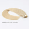 Remy tape in hair extensions #60 ash blonde|var-31548622078024