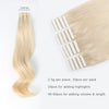 Remy tape in hair extensions #60 Ash Blonde |var-31551554289736