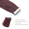Remy tape in hair extensions #99J dark wine|var-31549208985672