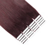 Remy tape in hair extensions #99J dark wine|var-31549208985672