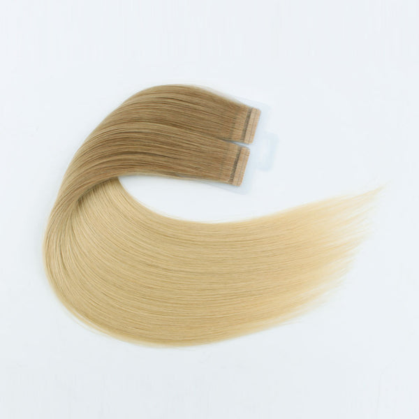 Ombre #9/25 Virgin Tape  In Hair Extension 18