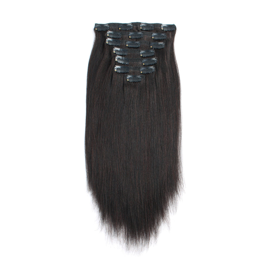 Clip in Hair Extension Yaki Straight